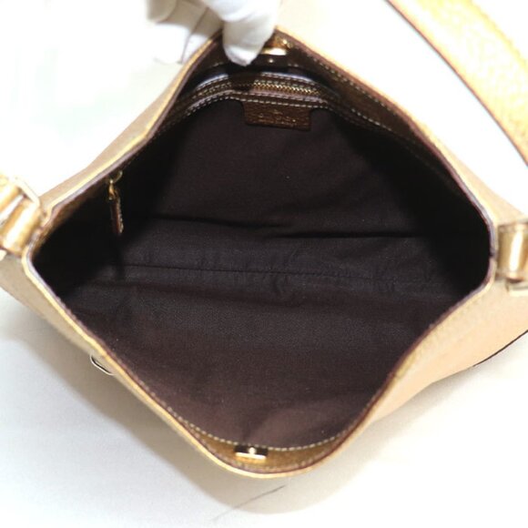 GUCCI Gold Horsebit Shoulder Bag - Picture 3 of 8